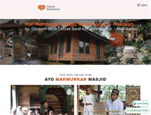 Tablet Screenshot of masjidnusantara.org